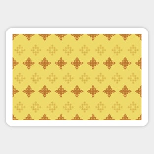 yellow flowers pattern seamless Sticker